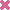 Pink Colour Cross Icon